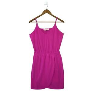 Rory Becca pink dress 100% Silk Fairycore Event Romantic Boho